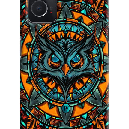 Angry Owl Art Oppo K10 4G Hard Case Back Cover by Casekaro