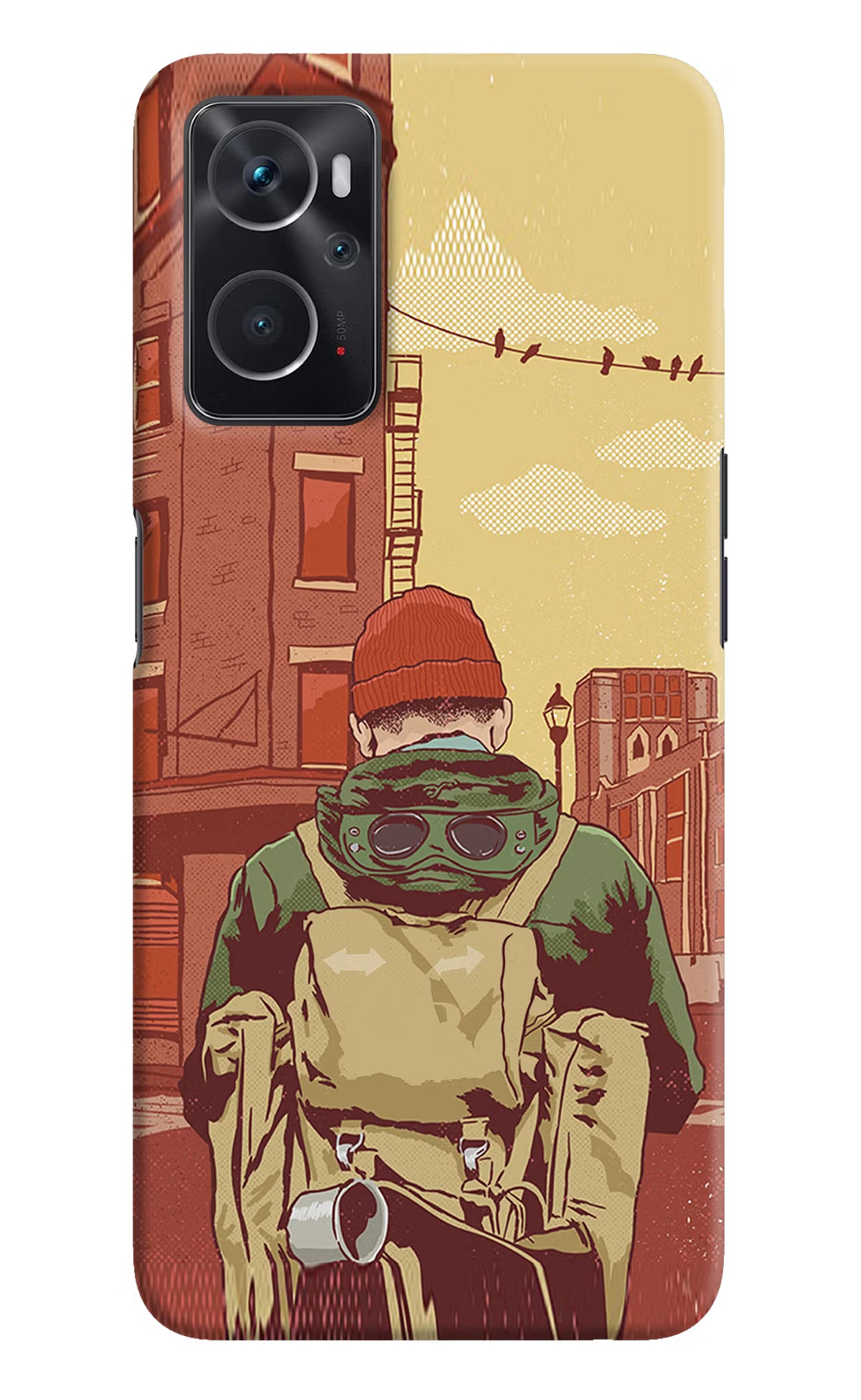Adventurous Oppo K10 4G Hard Case Back Cover by Casekaro