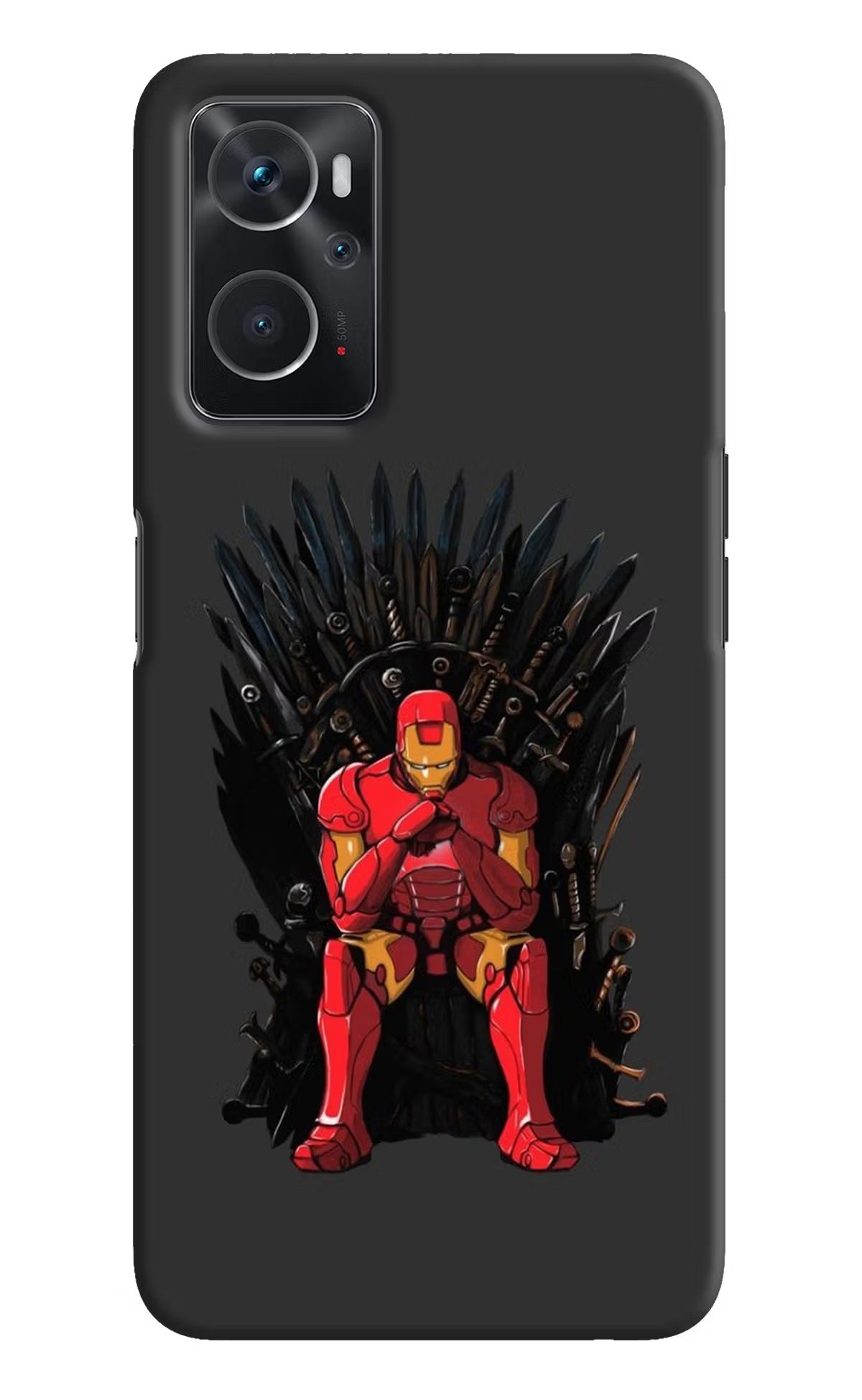 Ironman Throne Oppo K10 4G Hard Case Back Cover by Casekaro