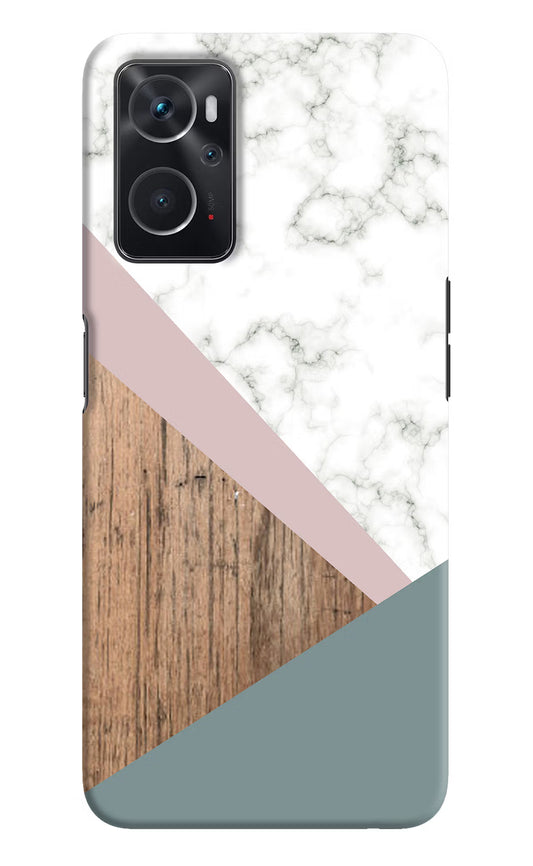 Marble wood Abstract Oppo K10 4G Hard Case Back Cover by Casekaro