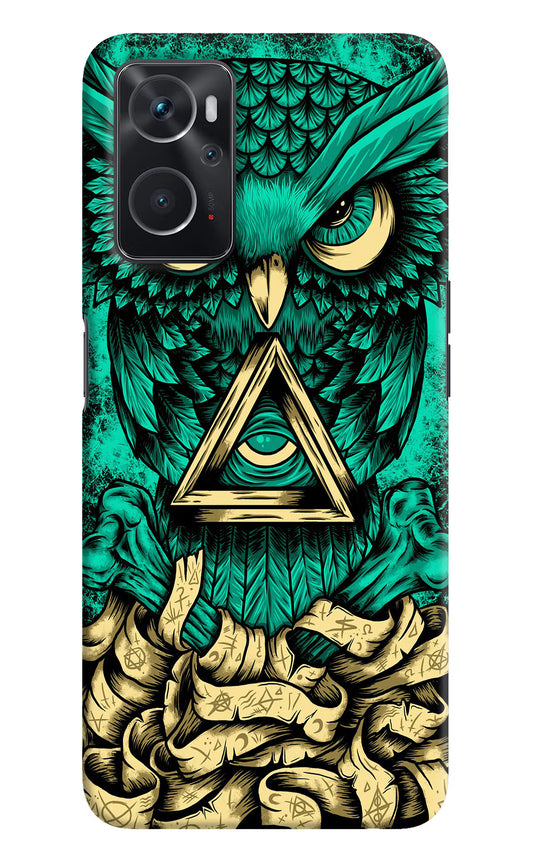 Green Owl Oppo K10 4G Hard Case Back Cover by Casekaro