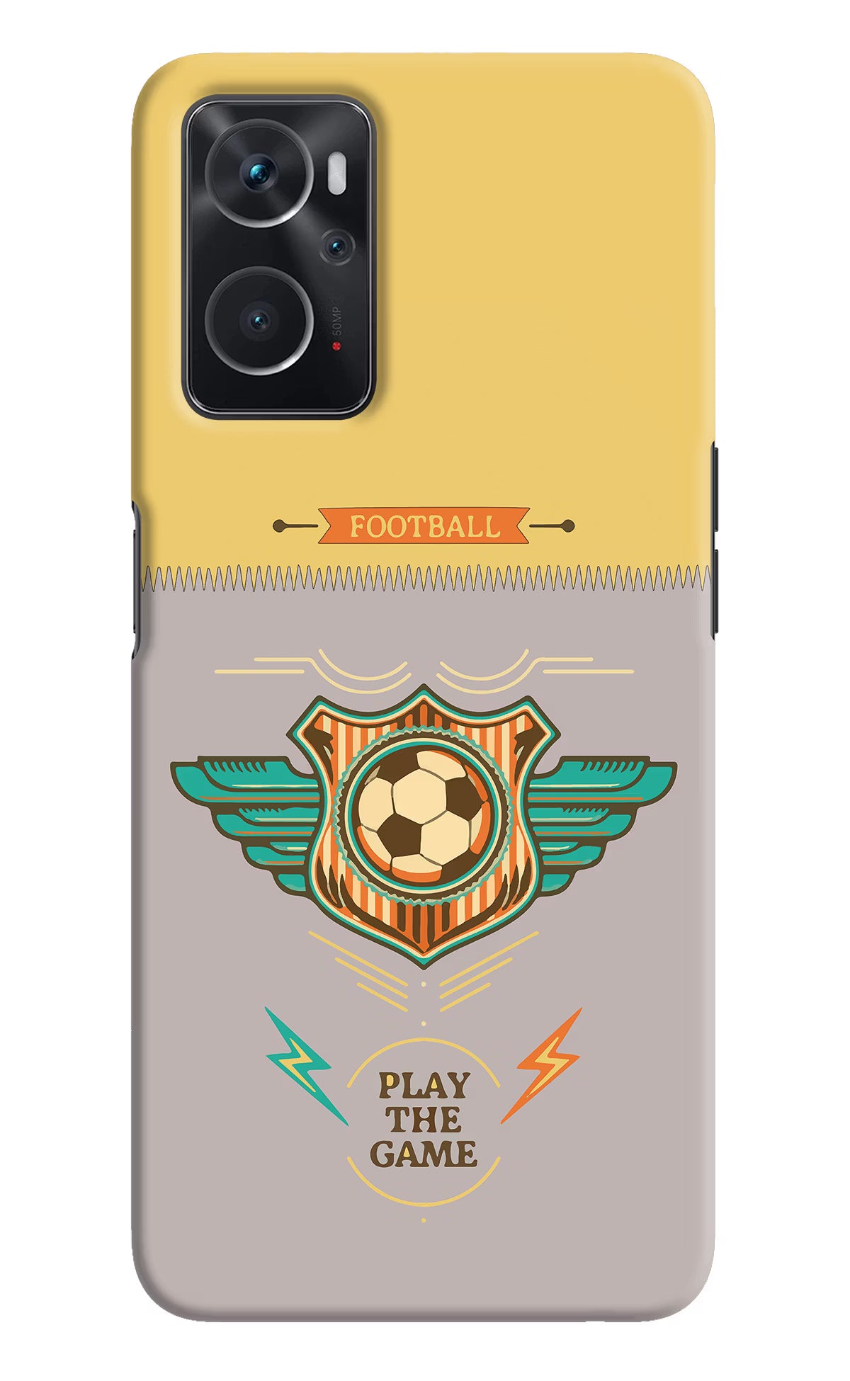 Football Oppo K10 4G Hard Case Back Cover by Casekaro
