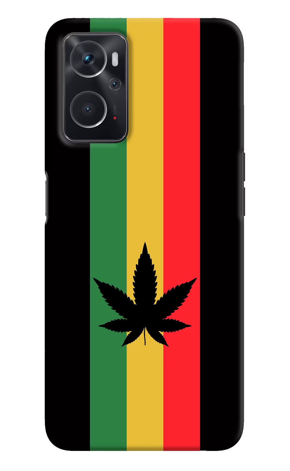 Weed Flag Oppo K10 4G Hard Case Back Cover by Casekaro