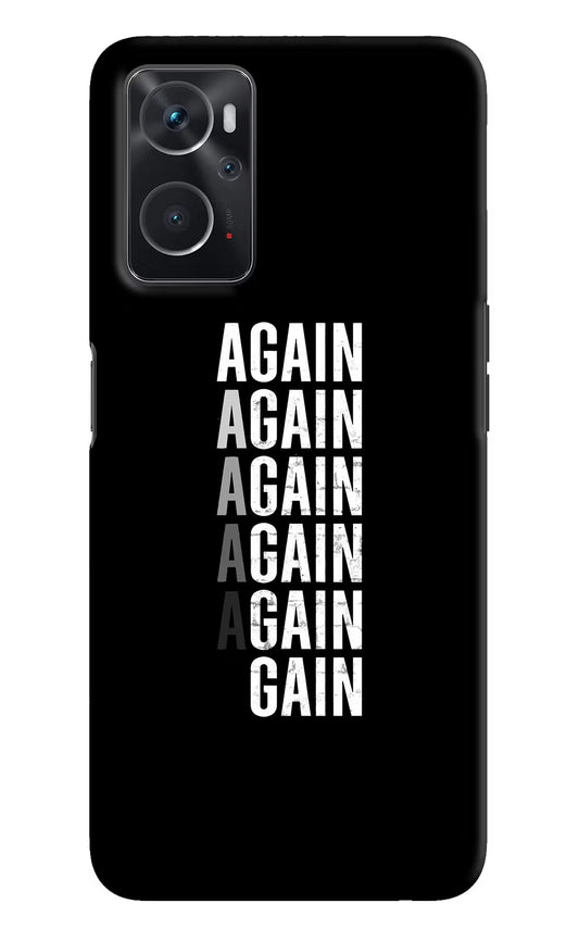 Again Again Gain Oppo K10 4G Hard Case Back Cover by Casekaro