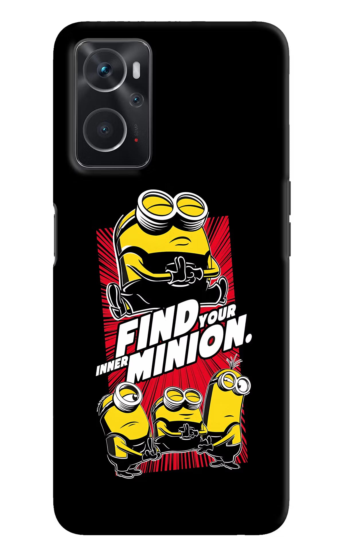 Find your inner Minion Oppo K10 4G Hard Case Back Cover by Casekaro