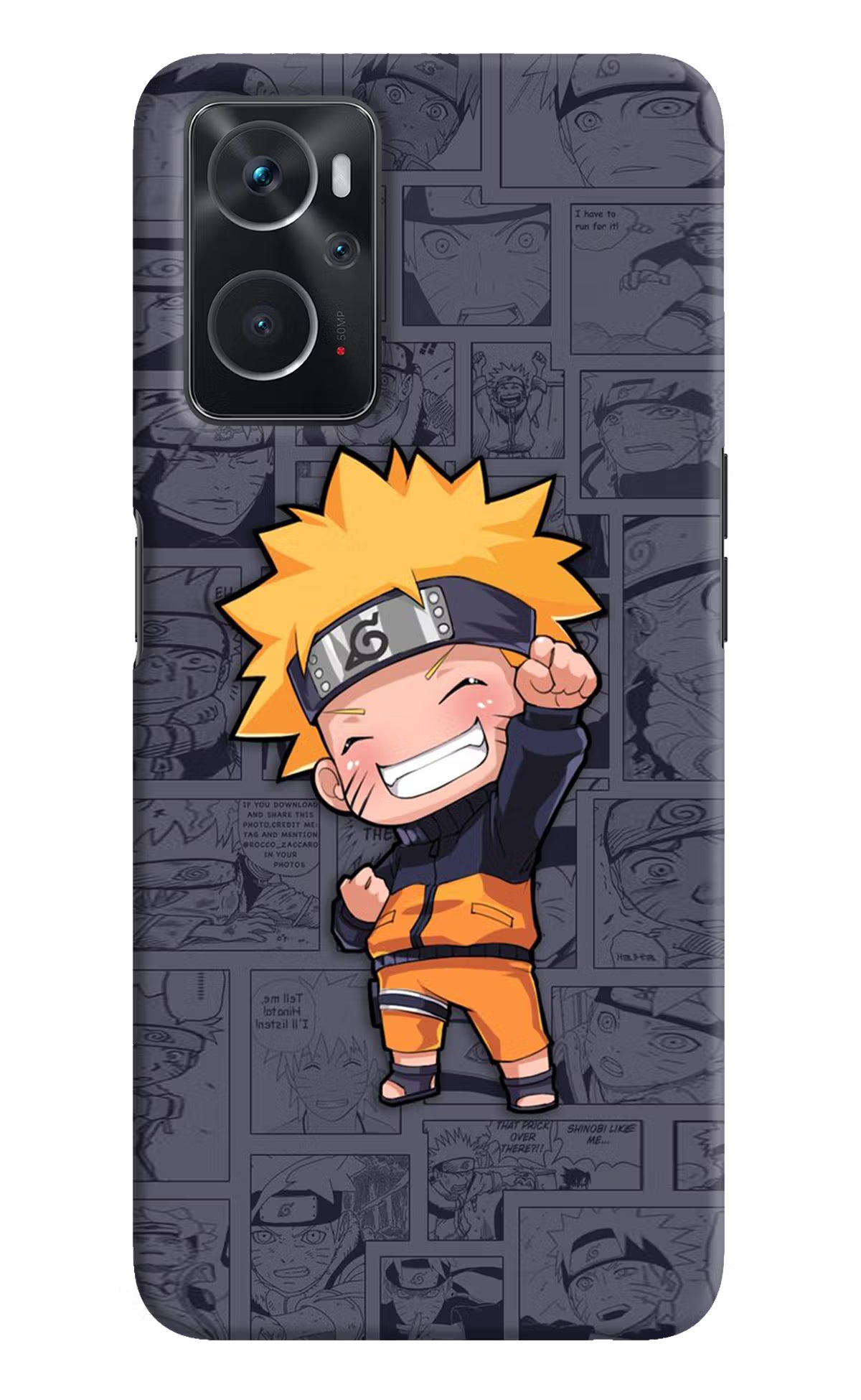 Chota Naruto Oppo K10 4G Hard Case Back Cover by Casekaro