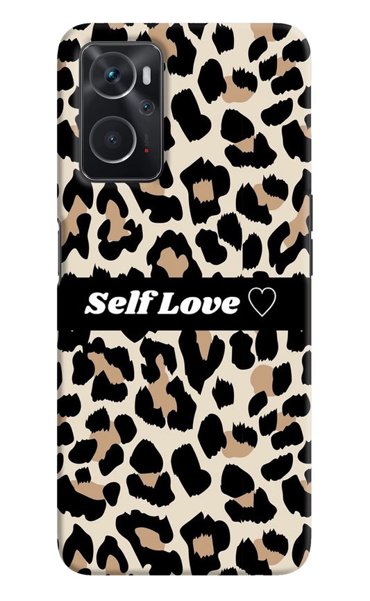 Leopard Print Self Love Oppo K10 4G Hard Case Back Cover by Casekaro