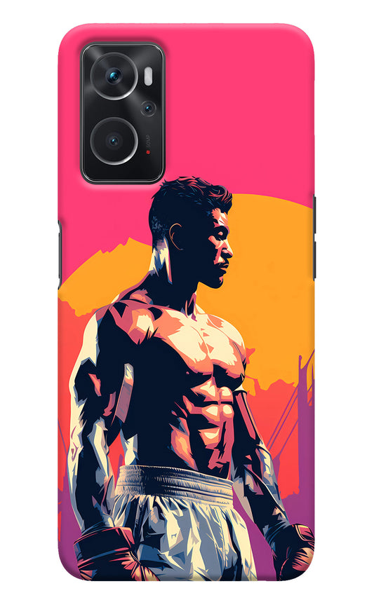 Sunset Warrior (AI Generated) Oppo K10 4G Back Cover