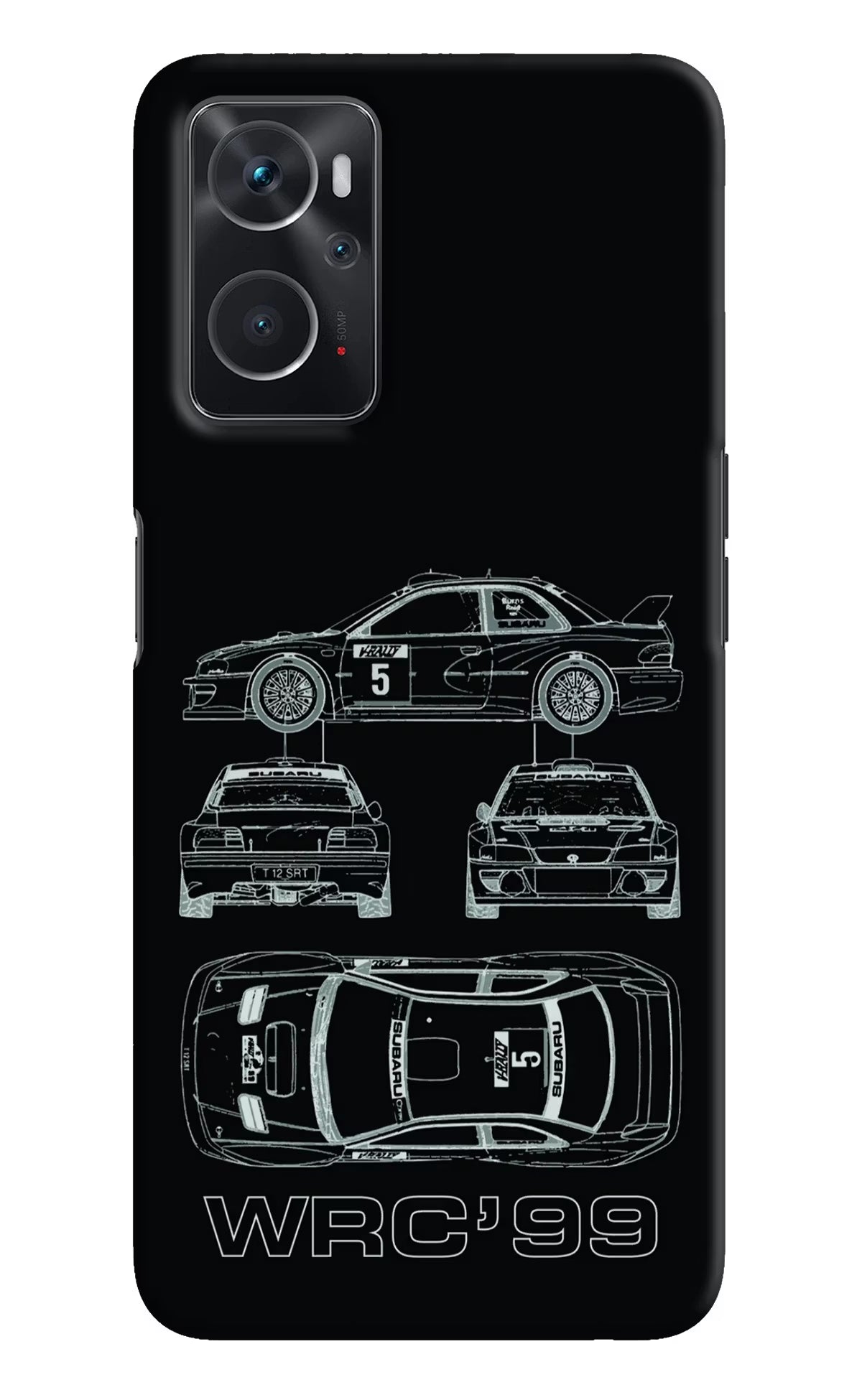 WRC'99 Oppo K10 4G Hard Case Back Cover by Casekaro