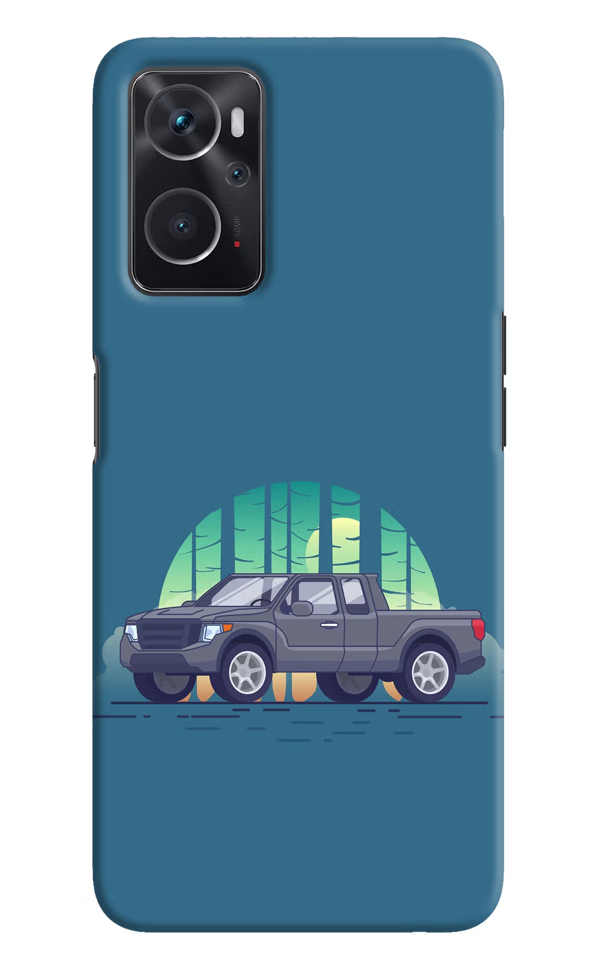Retro Garage Vibe Oppo K10 4G Hard Case Back Cover by Casekaro