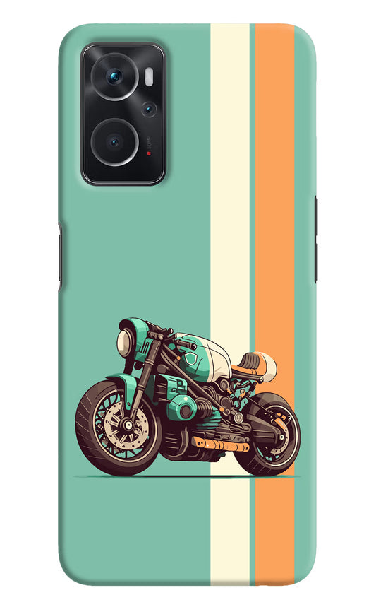Striped Moto Drift Oppo K10 4G Hard Case Back Cover by Casekaro