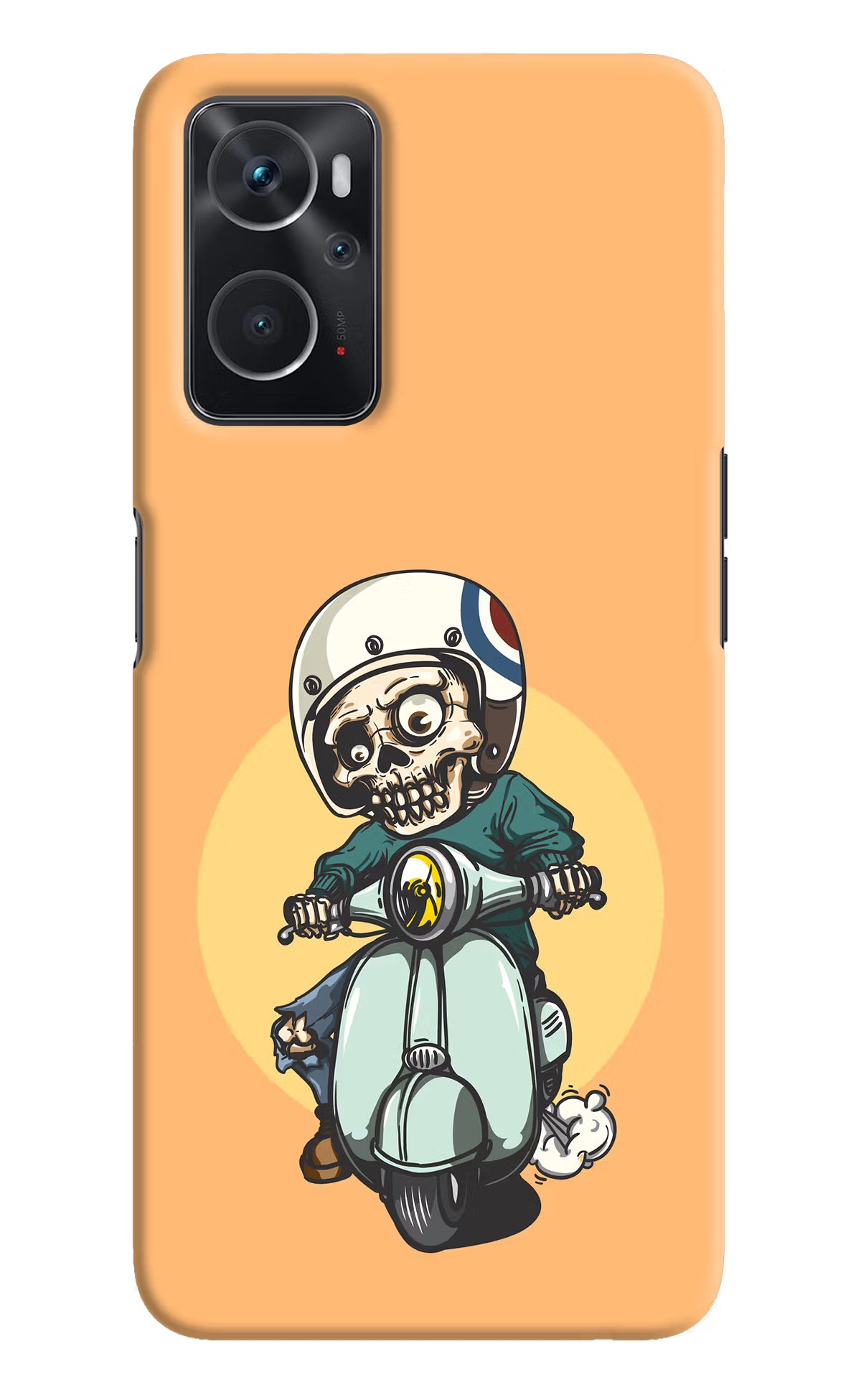 Undead Biker Oppo K10 4G Hard Case Back Cover by Casekaro