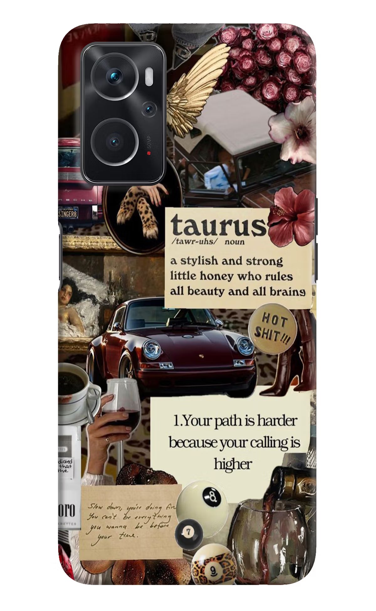 Taurus Zodiac Oppo K10 4G Hard Case Back Cover by Casekaro