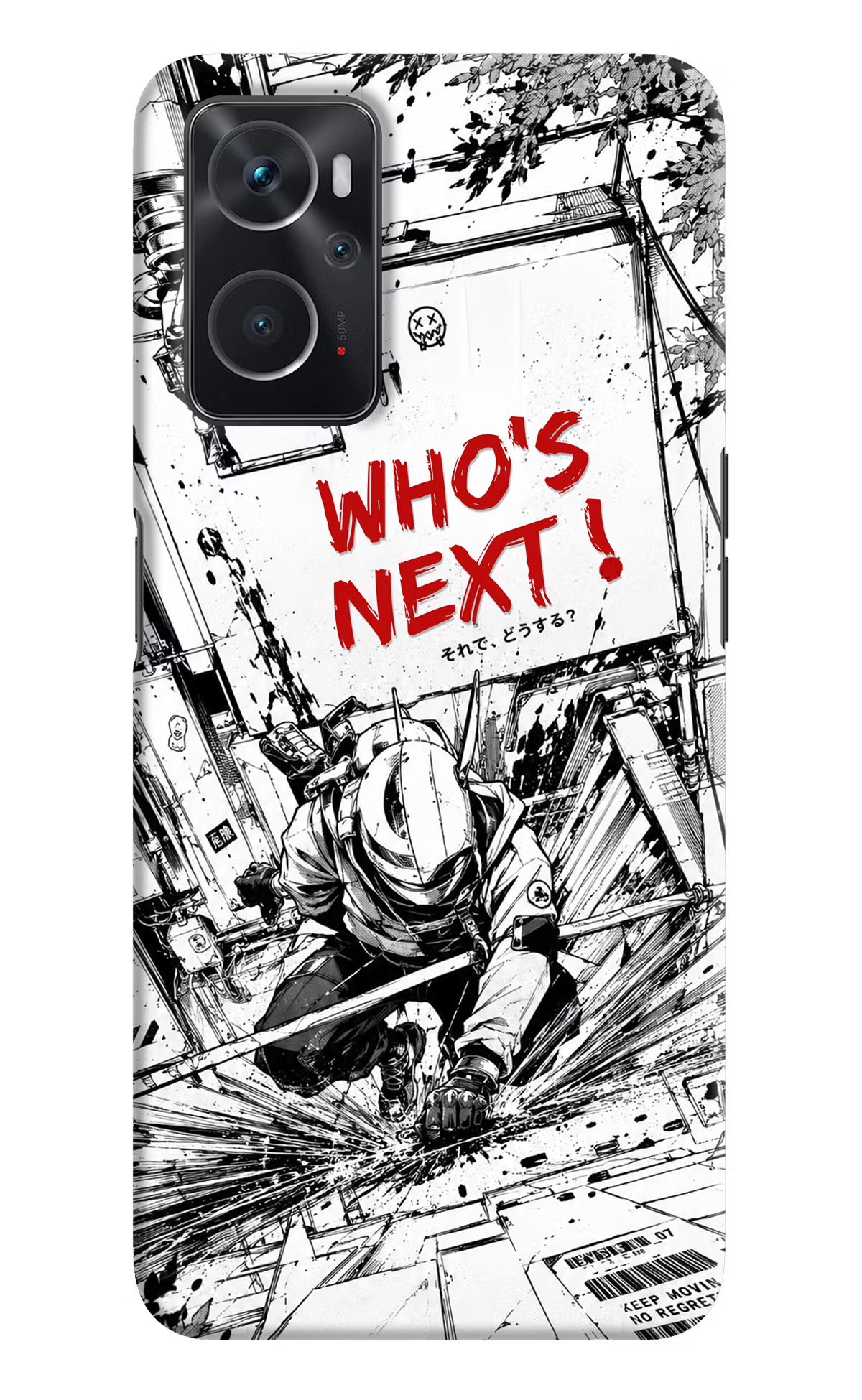 Who's Next Oppo K10 4G Hard Case Back Cover by Casekaro