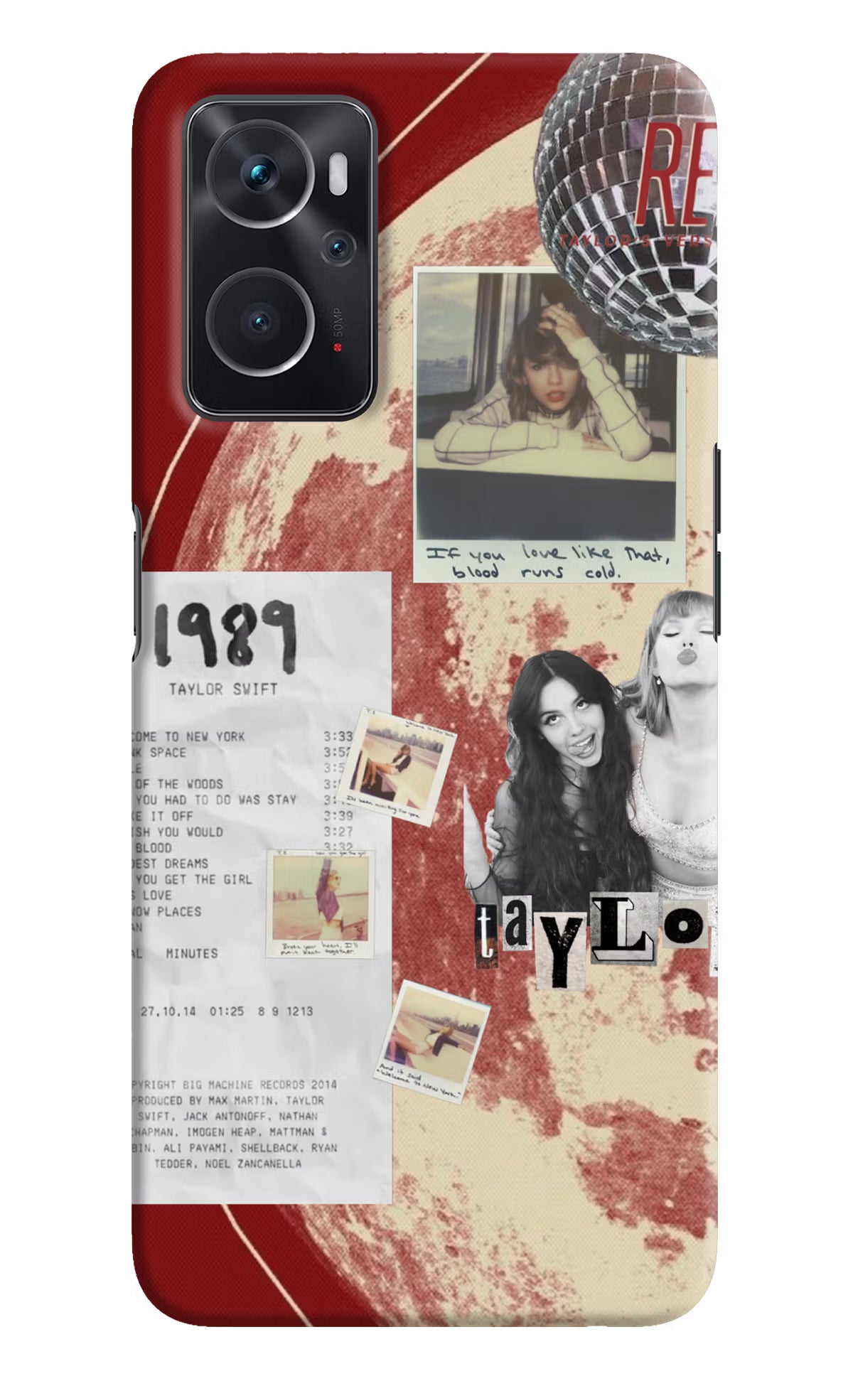 Taylor Swift Oppo K10 4G Back Cover