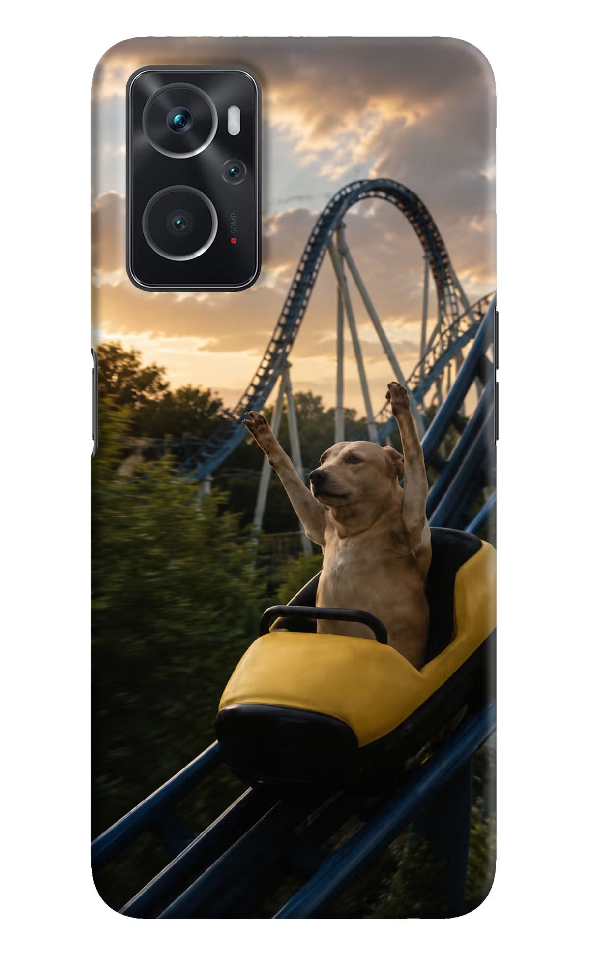 Rollercoaster Dog Oppo K10 4G Back Cover