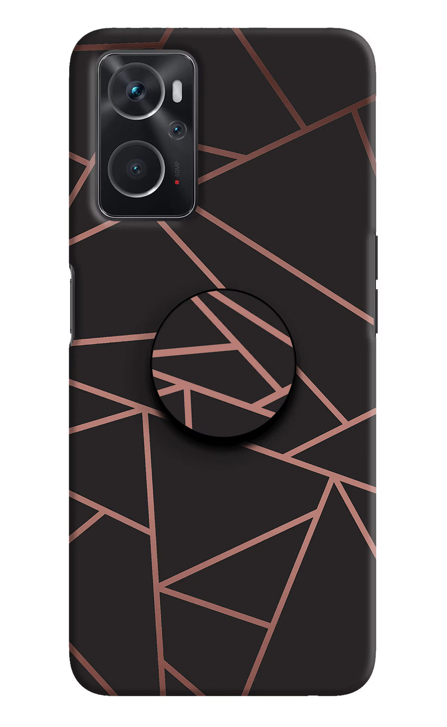 Geometric Pattern Oppo K10 4G Pop Case, Hard case