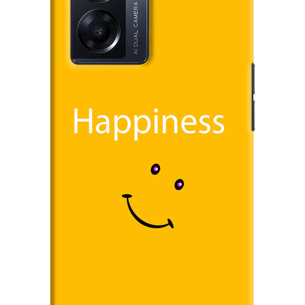 Happiness With Smiley Oppo K10 5G Hard Case Back Cover by Casekaro