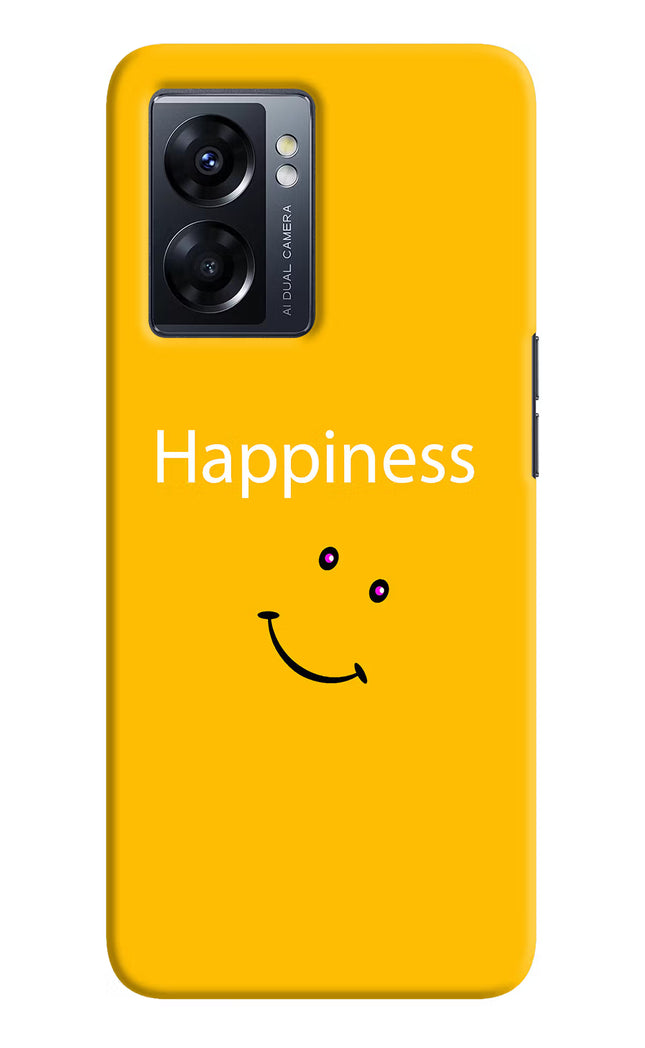 Happiness With Smiley Oppo K10 5G Hard Case Back Cover by Casekaro