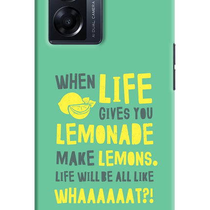 Quote Oppo K10 5G Hard Case Back Cover by Casekaro