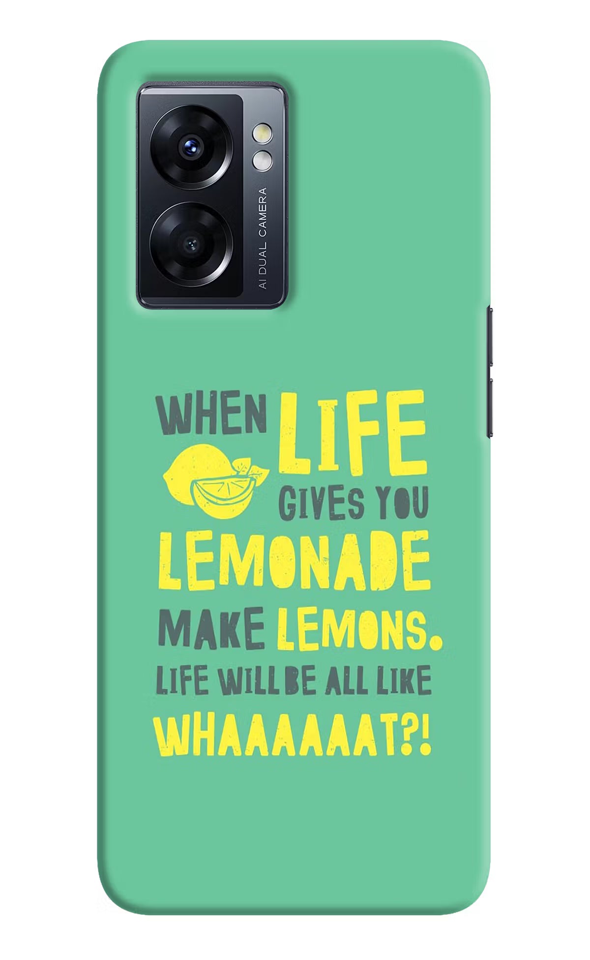 Quote Oppo K10 5G Hard Case Back Cover by Casekaro