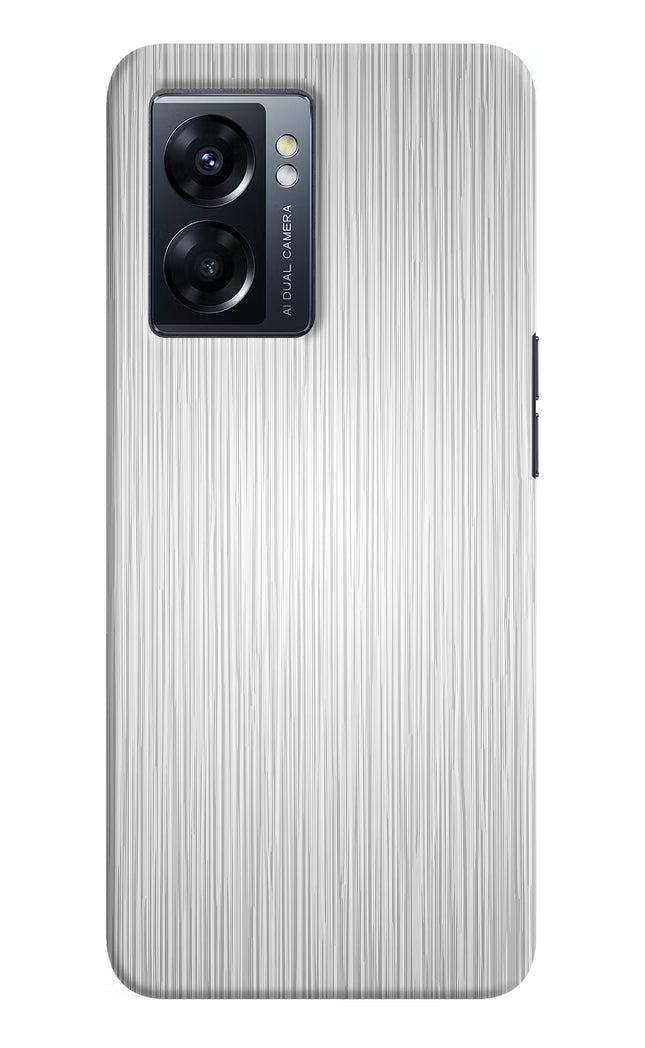 Wooden Grey Texture Oppo K10 5G Hard Case Back Cover by Casekaro