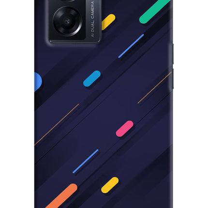 Abstract Design Oppo K10 5G Hard Case Back Cover by Casekaro