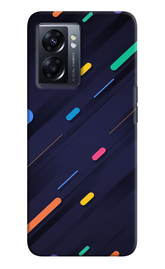 Abstract Design Oppo K10 5G Hard Case Back Cover by Casekaro