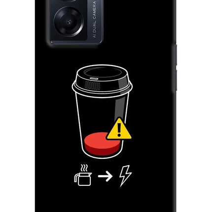 Coffee Oppo K10 5G Hard Case Back Cover by Casekaro