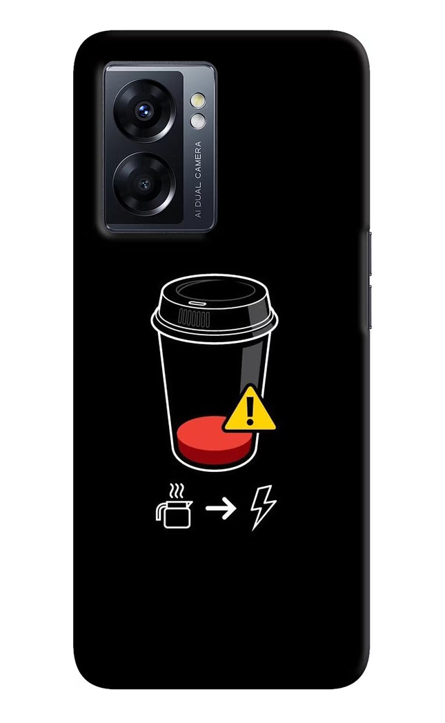 Coffee Oppo K10 5G Hard Case Back Cover by Casekaro