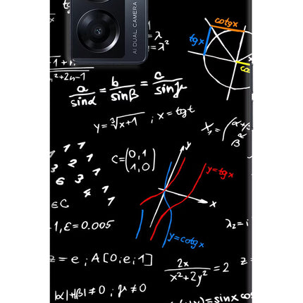 Mathematics Formula Oppo K10 5G Hard Case Back Cover by Casekaro
