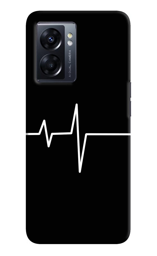 Heart Beats Oppo K10 5G Hard Case Back Cover by Casekaro