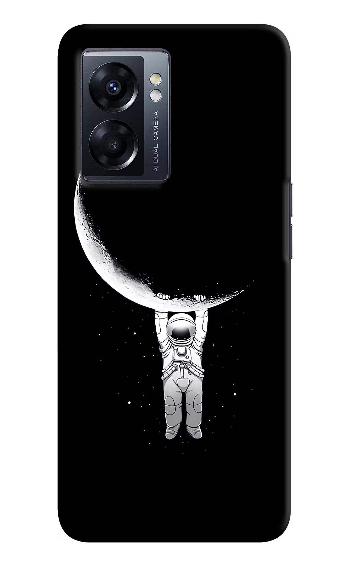 Moon Space Oppo K10 5G Hard Case Back Cover by Casekaro