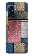 Multicolor Jeans Oppo K10 5G Hard Case Back Cover by Casekaro