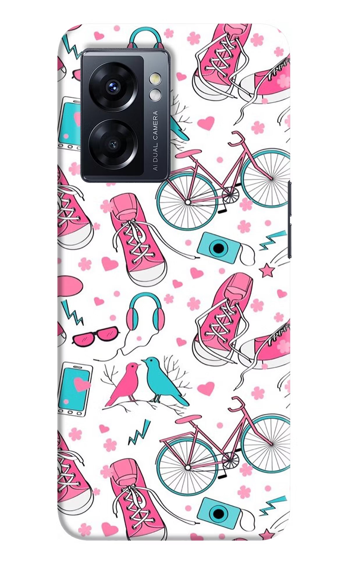 Artwork Oppo K10 5G Hard Case Back Cover by Casekaro