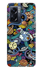 Space Abstract Oppo K10 5G Hard Case Back Cover by Casekaro