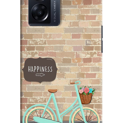 Happiness Artwork Oppo K10 5G Hard Case Back Cover by Casekaro
