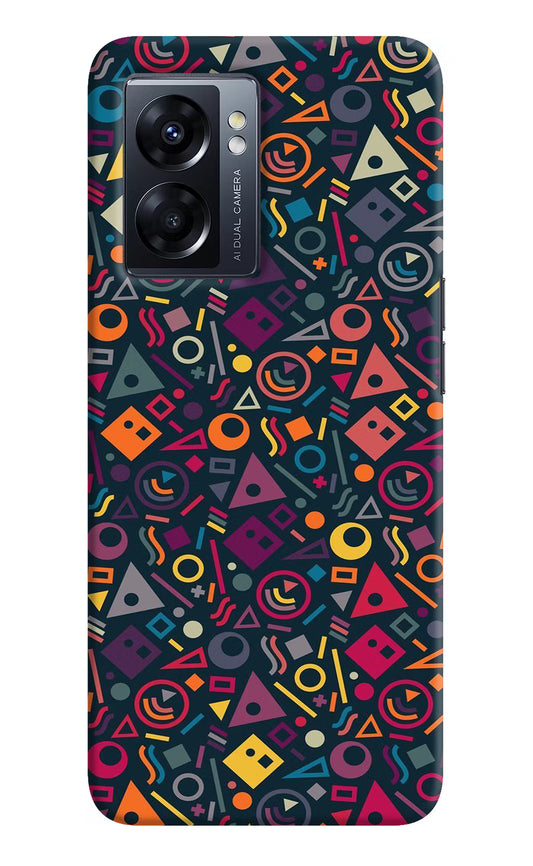 Geometric Abstract Oppo K10 5G Hard Case Back Cover by Casekaro
