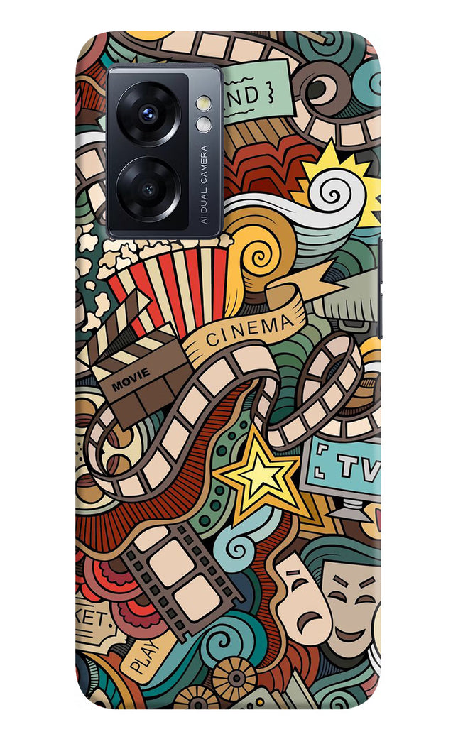 Cinema Abstract Oppo K10 5G Hard Case Back Cover by Casekaro