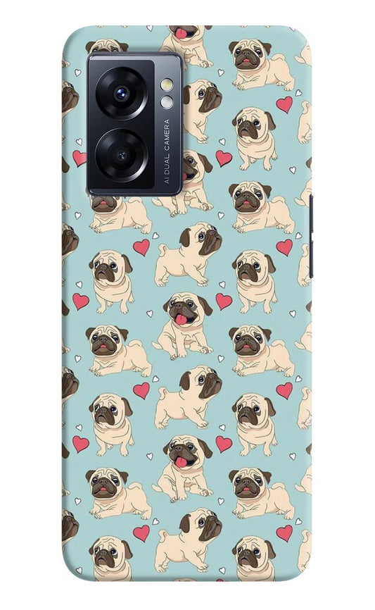Pug Dog Oppo K10 5G Hard Case Back Cover by Casekaro