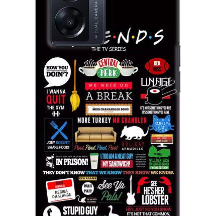 FRIENDS Oppo K10 5G Hard Case Back Cover by Casekaro