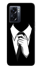 Black Tie Oppo K10 5G Hard Case Back Cover by Casekaro