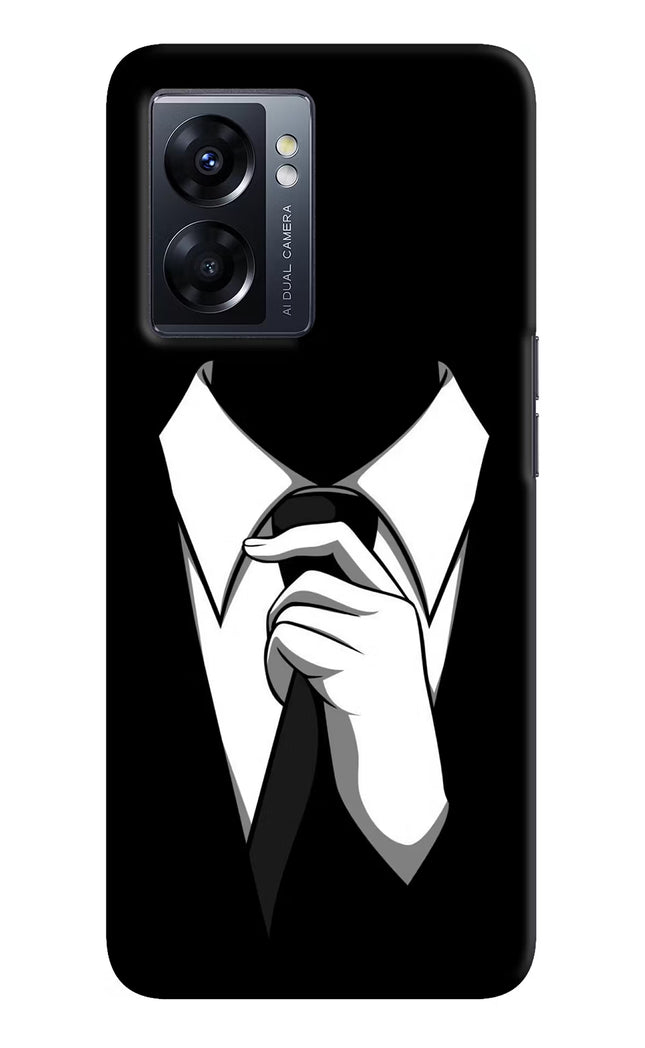 Black Tie Oppo K10 5G Hard Case Back Cover by Casekaro