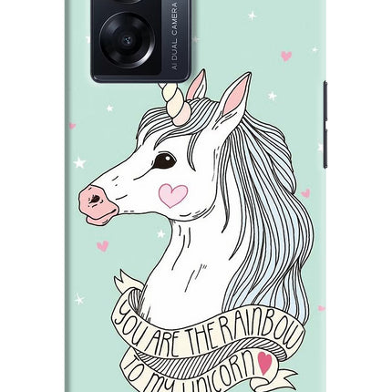 Unicorn Wallpaper Oppo K10 5G Hard Case Back Cover by Casekaro