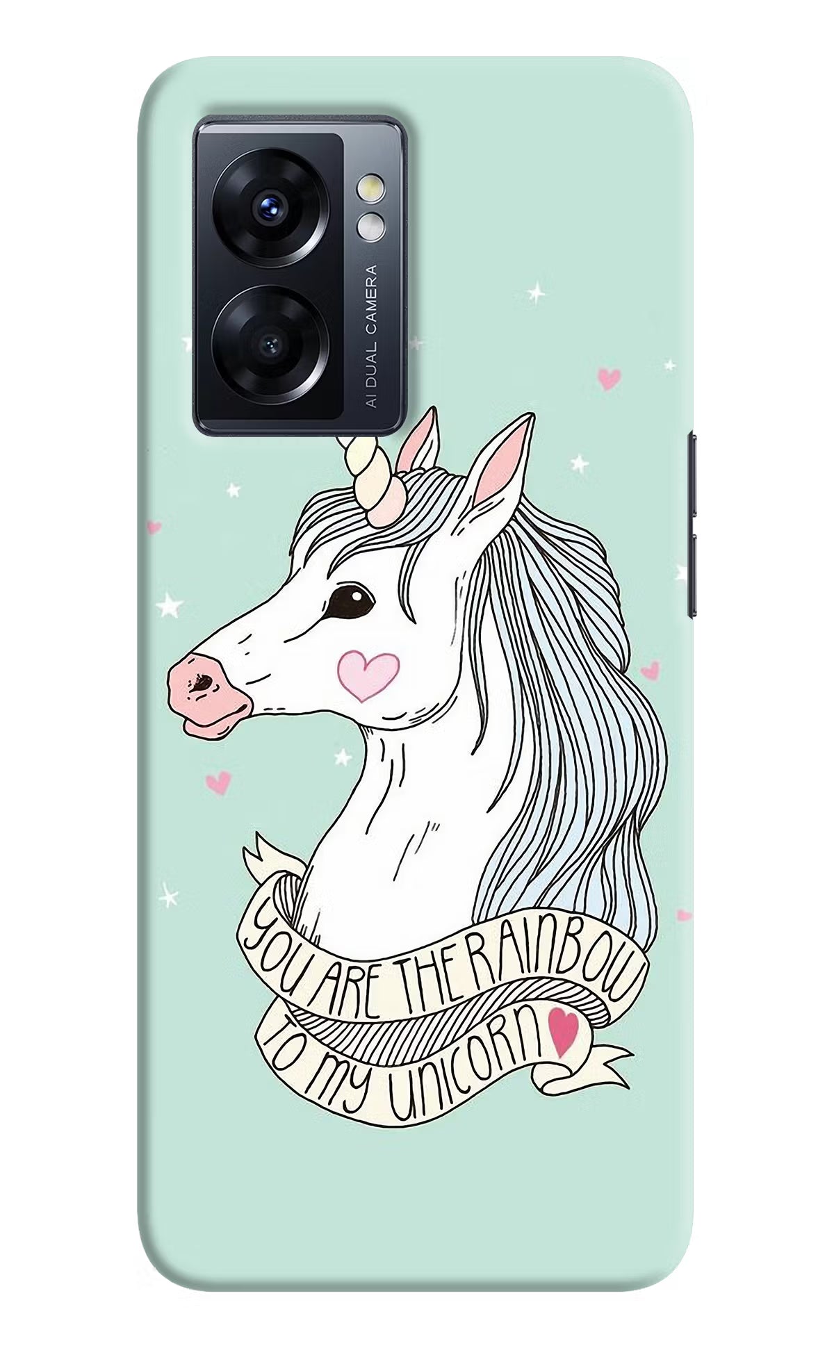 Unicorn Wallpaper Oppo K10 5G Hard Case Back Cover by Casekaro