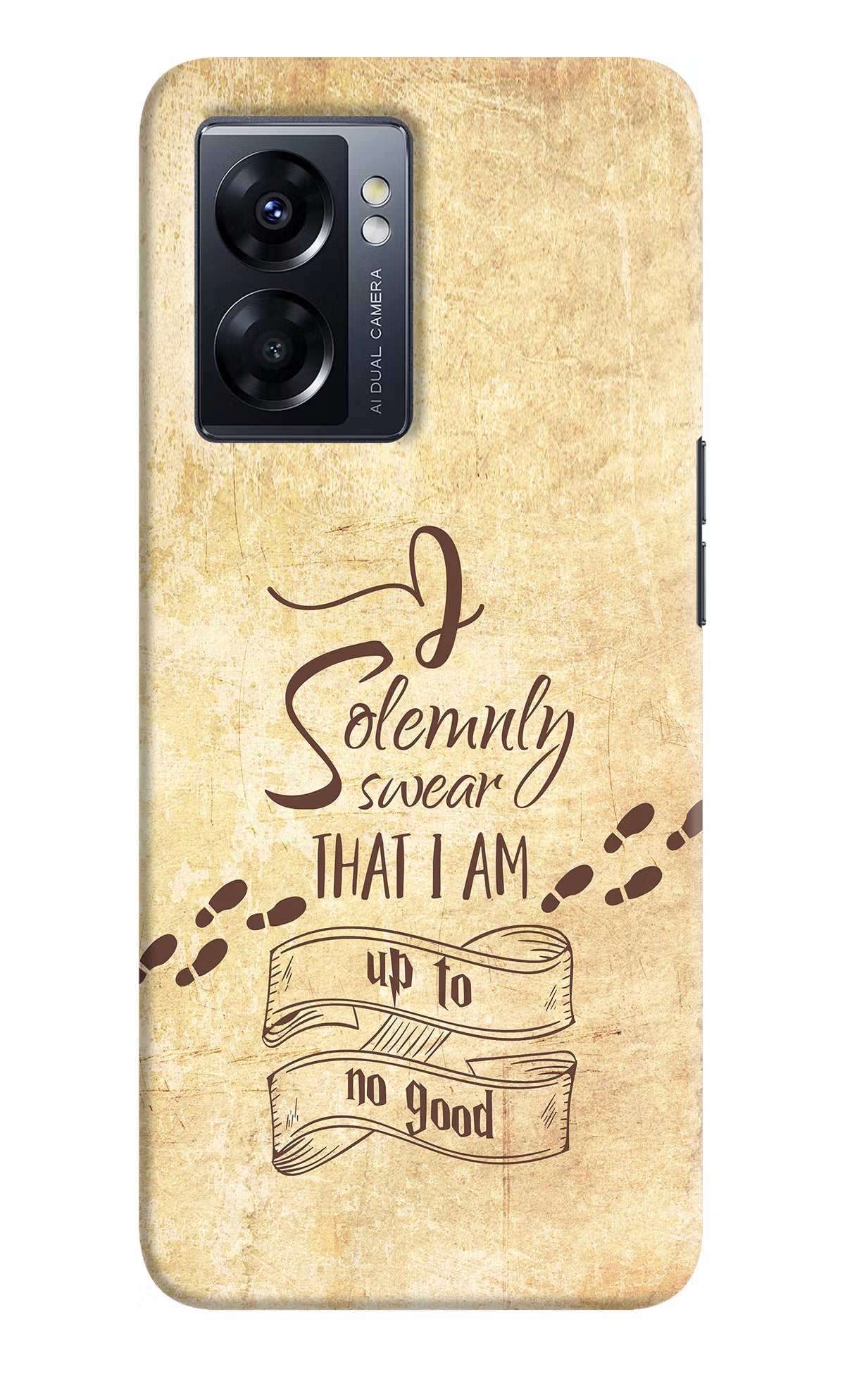 I Solemnly swear that i up to no good Oppo K10 5G Hard Case Back Cover by Casekaro
