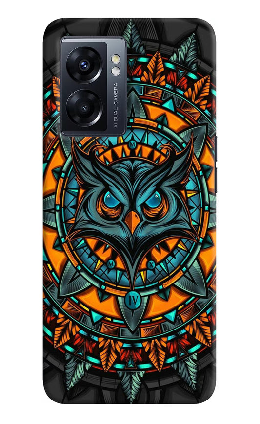 Angry Owl Art Oppo K10 5G Hard Case Back Cover by Casekaro