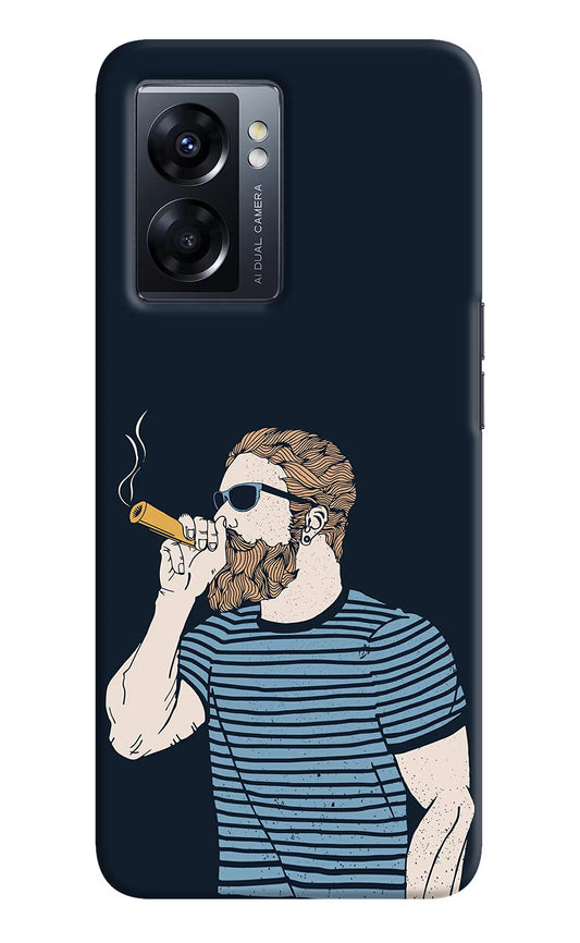 Smoking Oppo K10 5G Hard Case Back Cover by Casekaro