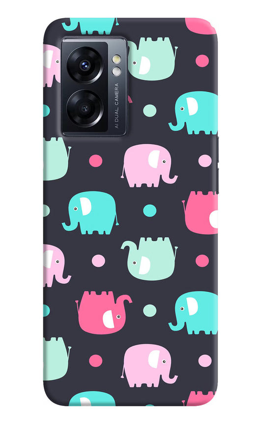 Elephants Oppo K10 5G Hard Case Back Cover by Casekaro