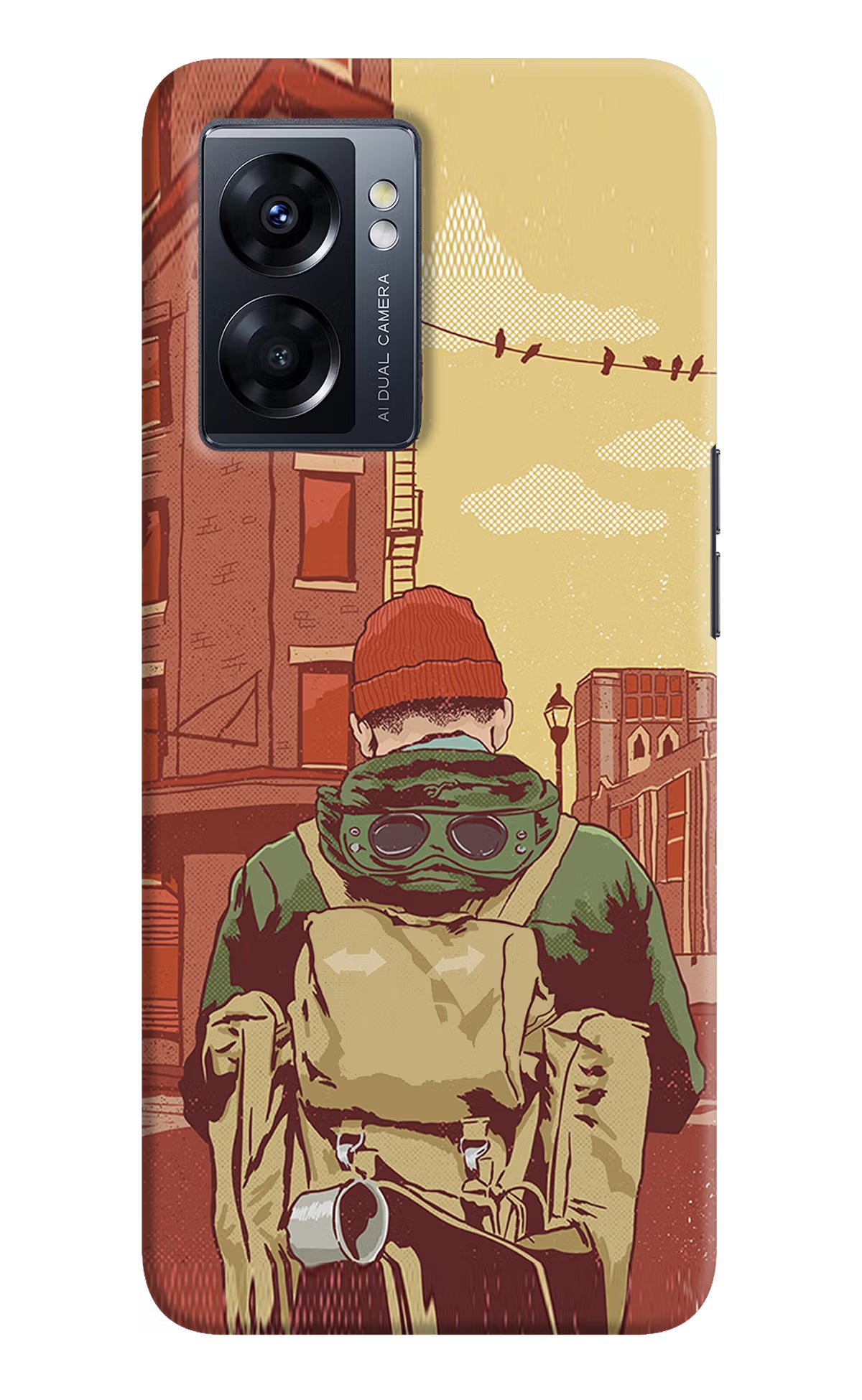 Adventurous Oppo K10 5G Hard Case Back Cover by Casekaro